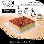 Rosymoment silver cake board 16 inch size 40x40cm