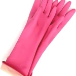 Cleano Household Latex Gloves, Rubber Dishwashing Gloves, Extra Thickness, Long Sleeves, Kitchen Cleaning, Working, Painting