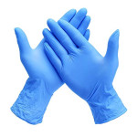 Torix Nitrile Exam Gloves - SIZE MEDIUM, Pack of 100 Gloves- Premium quality Powder Free, Non-Sterile, Disposable,Food Safe,Blue Color