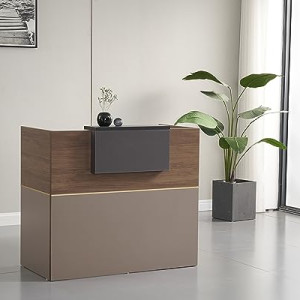Reception Desk For Front Office Desk, Premium Quality Office Reception Desk-MAF-1405-120CM