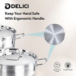 DELICI DSK 9W 9 Pcs Stainless Steel Cookware Set