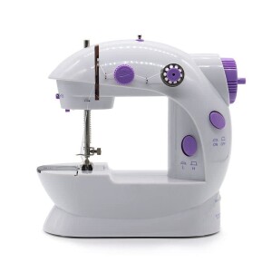 DLORKAN Sewing Machine, Mini Sewing Machines for Beginners, Portable Handheld Sewing Machine with Sewing Kits for DIY Clothing, Crafts, Travel, Home