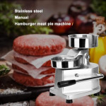 Commercial Hamburger Patty Maker with Stainless Steel Build - 5-Inch Heavy-Duty Beef Meat Forming Processor