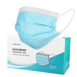 MARCANECA Disposable, Breathable Thick 3-Layer Face Mask with Elastic Ear Loop - 50 Pieces