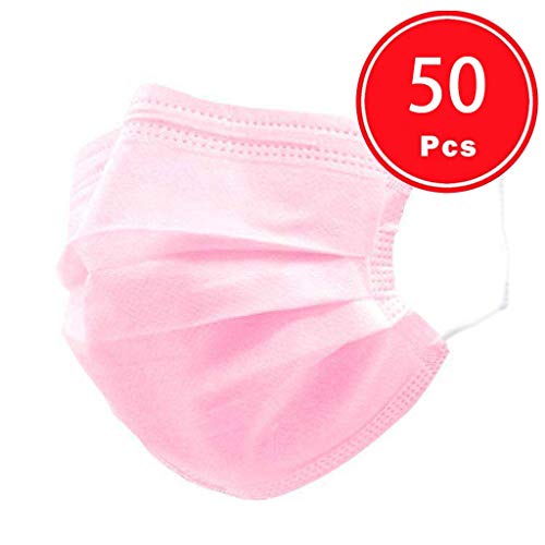 BeAcient Dust Mask,50 Pack/100 Pack Disposable Face Mask, Solid Color ...