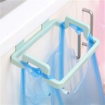 Bag Holder Organizer Garbage Hanging Cupboard Cabinet (Color: Green)