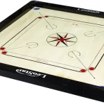 Leostar Carrom Board Coins and striker 38x38 Inch