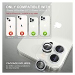 3+1  for iPhone 14 Pro Max (6.7 inch)/ iPhone 14 Pro (6.1 inch) Camera Lens Protector