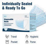 WeCare Disposable Face Mask Individually Wrapped - 50 Pack, Printed Masks - 3 Ply