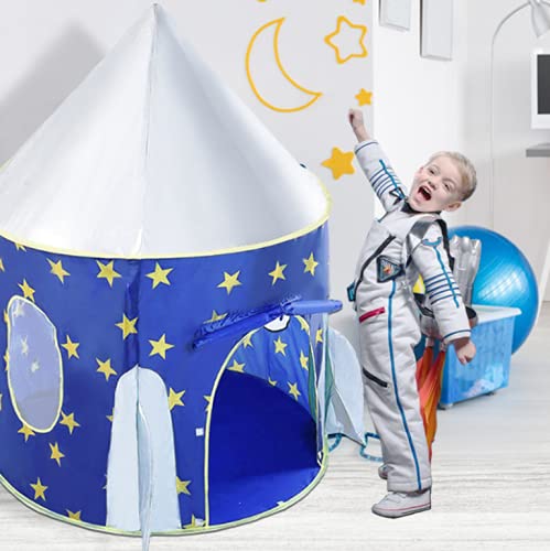 AM ANNA Rocket Ship kids Tent - Space Themed Pretend Play Tent - Space ...