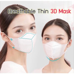 3D Protective Face Mask for Adults with Elastic Ear loop (20pcs/box)