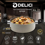 DELICI ASP30IE Superior Aluminium Body Saucepan