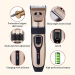  13 Pcs Dog Shaver Clippers, Low Noise Electric Cordless Dog Grooming Supplies, Kit with Scissors, Combs, Files, Nail Clippers and Spare cutter head for Dogs and Cats