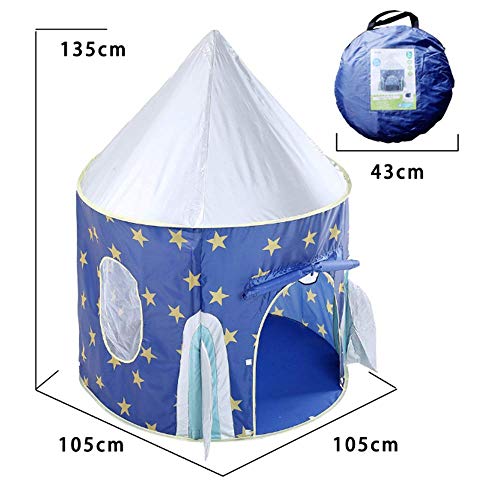 AM ANNA Rocket Ship kids Tent - Space Themed Pretend Play Tent - Space ...