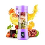 Portable Blender Cup, Electric USB Juicer Blender for Shakes and Smoothies, Juice, Mini Blender with 380ml Capacity and Six Blades