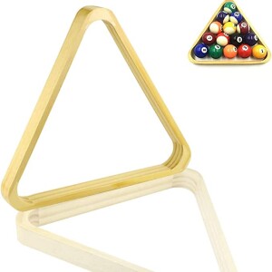 Wooden 8 Ball Rack, 2-1/4" Ball Rack Pool Rack Ball Billiard Pool Triangle Rack Sports | MF-0080