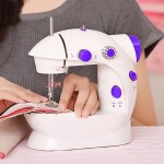 Sewing Machine, Mini Sewing Machines for Beginners, Portable Handheld Sewing Machine with Sewing Kits for DIY Clothing, Crafts, Travel, Home