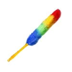 Cleano Microfiber And Plastic Static Duster Multicolor  60cm, Length- 15cm