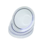 Rosymoment Plastic  7 inch  Bowls Set of 10 Pieces, White