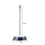 Cleano Broom with Brush ,Hard Brush, Sweeping Brush, Deck Scrubber with Handing Rod