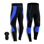 Spall Men's Cycling Tights Coolmax Compression Padded Bicycle Bike Legging Trouser Pant