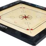 Leostar Carrom Board Coins and Striker 36x36 Inch