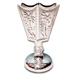 Electric Palm Design Luxury Oud Bakhoor Burner Silver