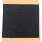 Rosymoment Chalkboard Small Black Board 12x23 cm Tabletop Notice Board with Wooden Stand