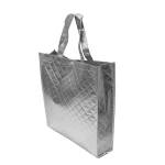 Rosymoment Gift Bag Silver Color Size 33x11x23.5cm