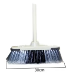 Cleano Broom with Brush ,Hard Brush, Sweeping Brush, Deck Scrubber with Handing Rod