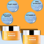 Dr. Rashel Vitamin C Whitening Serum, Acid Vitamin C Eye Serum, day cream and night cream (set of 5)