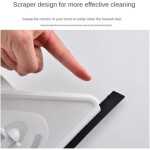 Window & Floor Squeegee,150Cm Long Handle All-purpose Mop Floor Wiper, 2-in-1 Hosehold Cleaning Tools,2 Mops,1 Set