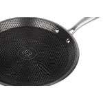 24Cm Crepe Pan Black Honey Comb Coating