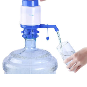 Manual Water Pump BPA-Free Hand Pressure Drinking Dispenser Water Pump for 2 to 6 Gallon Water Bottle and Jug