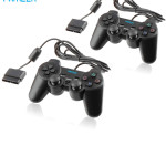 2 Set Analog Controller Gamepad Joystick Wired Joypad Playstation Game Controller GP01 Dual Shock Vibration