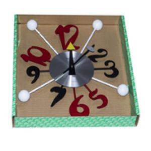 Orient Spider Modern Wall Clock, Multicolour