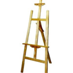 In House Painting Board Stand, 70cm, Beige