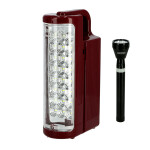 Krypton Emergency & Flash Light | Combo of Emergency LED Lantern & Flash Light |Rechargeable LED Lantern and Flashlight