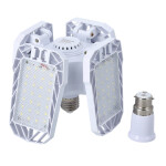 LED Folding Lamp, 4 Leaf Folding, KNESL5433 - 80% Energy Saving, Extra B22 Conversion Adapter, 40W Power, 50000 Hours Lifetime