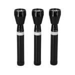 Krypton Rechargeable LED Flashlight, 3PC - High Power Flashlight Super Bright CREE LED Torch Light - Built-in 1900Mah Battery