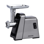 Krypton KNMG6248 Meat Grinder - 1800W | Electric Meat Mincer | with Reverse Function, 3 Metal Cutting Plates, Accessories, Metal Gears