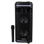 Rechargeable Professional Speaker, KNMS5196 | FM/USB/TF Card/Bluetooth/3.5 Aux Input | Wireless Microphone | Remote Control | LED Lights