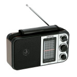 900mAh Rechargeable Radio | BT/USB/SD/BT | Excellent Sound Quality | Lightweight Portable FM Radio | 8 Bands Radio | Stylish Retro Design