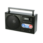 Rechargeable Radio | BT/USB/SD/BT | Excellent Sound Quality | Lightweight Portable FM Radio | 8 Bands Radio | Stylish Retro Design