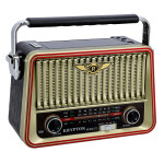 Krypton Portable Multi-Function FM/AM/SW Radio with a Solar Panel-KNR6373|Bluetooth, USB, TF Card Player, MP3 Player