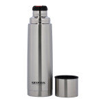 Krypton KNVF6287 Stainless Steel Vacuum Bottle, 1L- Portable Double Wall Vacuum Bottle Keep Hot & Cold