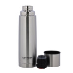 Krypton KNVF6287 Stainless Steel Vacuum Bottle, 1L- Portable Double Wall Vacuum Bottle Keep Hot & Cold