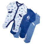 Pack of 3 Sleepsuit Set - Rompers, Long Sleeve from Londony Baby