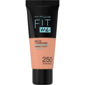 MAYBELLINE New YORK Fit Me Matte &amp; Poreless 250 Sun Beige