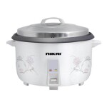 Double Thermostat Control Rice Cooker 5.6 L 2000 W NR677N White/Grey